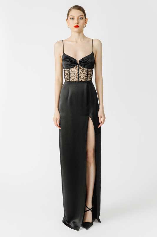 Isobel Satin Gown